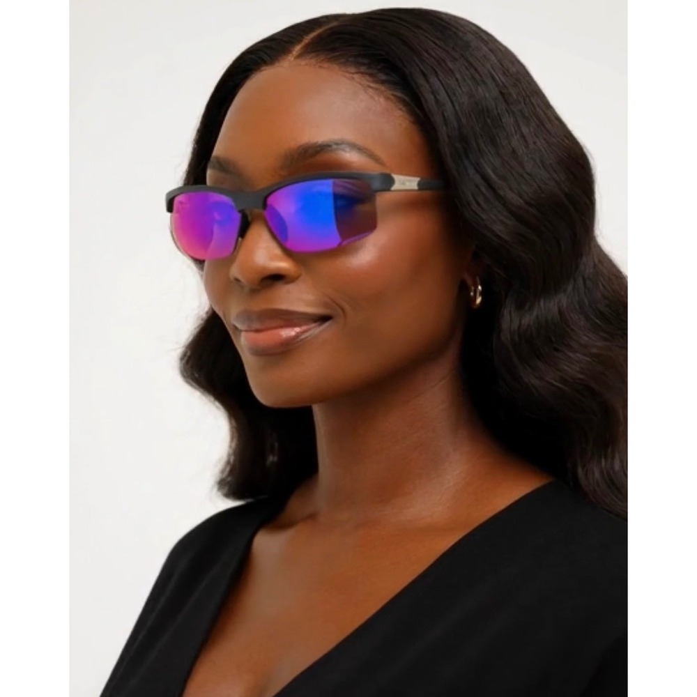 Sunglasses Women Blue Mirror Lens Driving  Sport UV Protection Comfortable Gafas